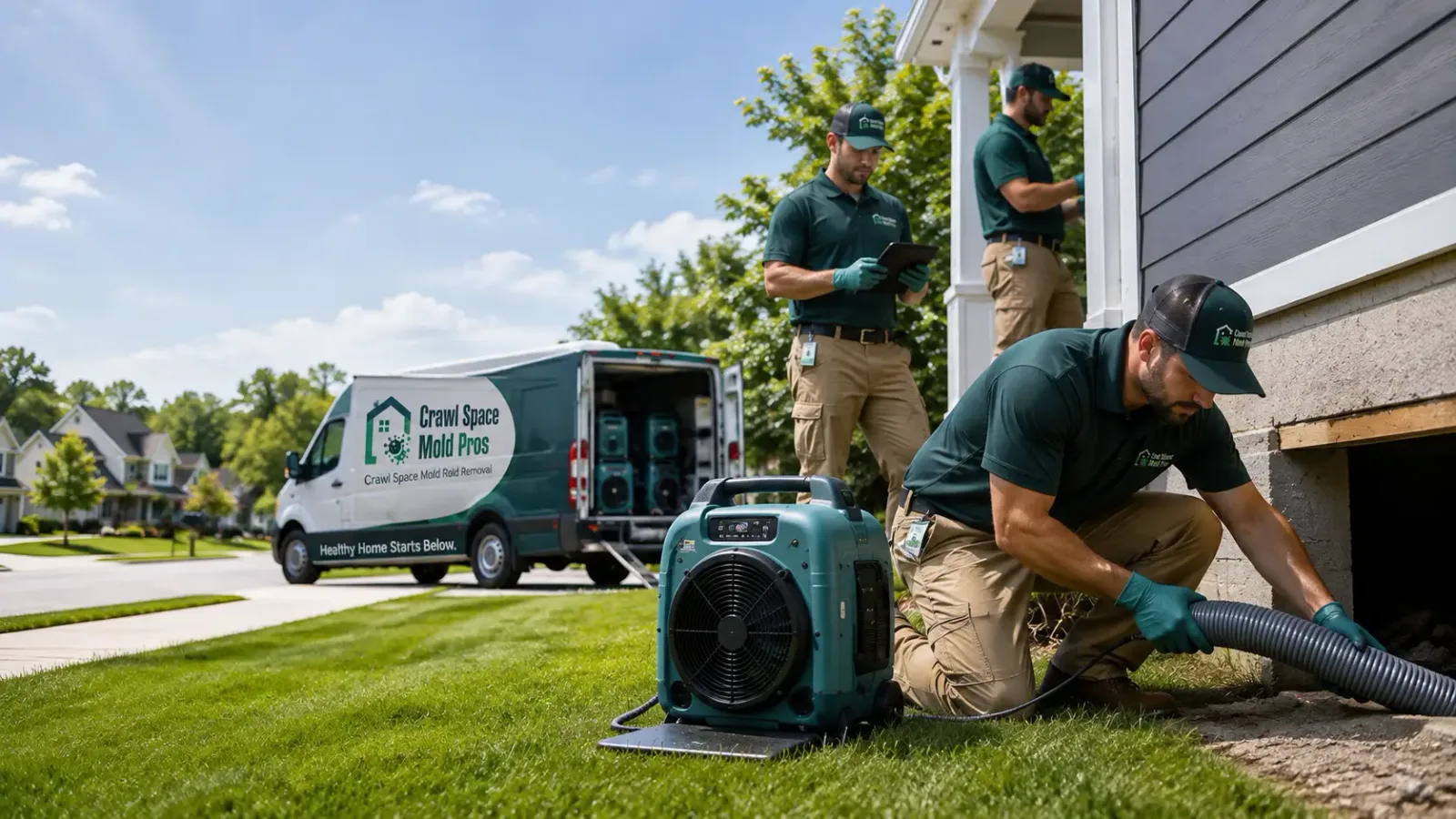 Crawl Space Mold Removal in Forestville, CA